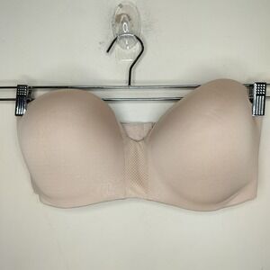 Maidenform Strapless Wireless Bra Beige Nude